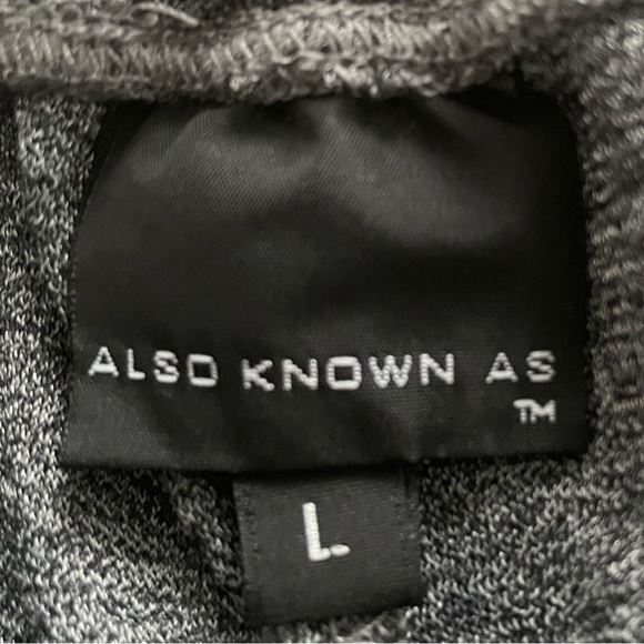 Also Known As Grey super soft pull on wide leg Atleasure drawstring pants siz L - Picture 2 of 10